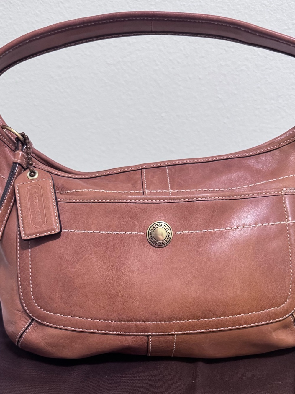 Coach Ergo Leather hobo shoulder Y2K vintage bag - Gem